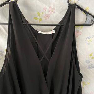 Lush sheer high low top